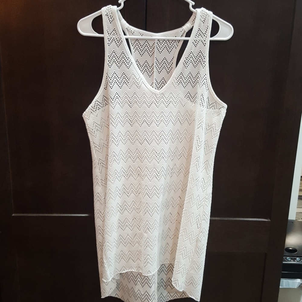 Arizona Bathing Suit White Cover-up